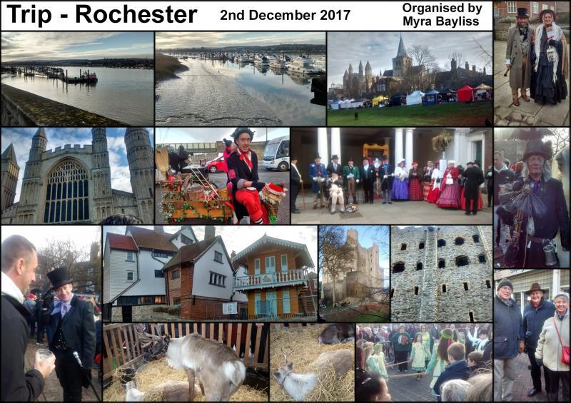 Trip - Rochester - Dickensian Parade and Christmas Markets - 2nd December 2017